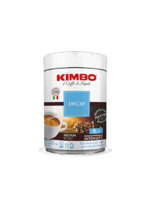 KIMBO DECAF ΑΛΕΣΜΕΝΟΣ (250gr) ΒΑΡΕΛΑΚΙ